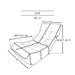 Single Seater Japanese Style Thick Cushioned Lazy Tatami Recliner Sofa- Gray_32