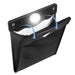 Smart LED Car Trash Can Waterproof PU Leather Car Garbage Bin Battery-Powered