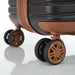 Expandable Lightweight Suitcase with Packing Cubes - Black