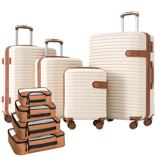Expandable Lightweight Suitcase with Packing Cubes