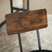Rustic Industrial Bar Table & Stool Dining Set
