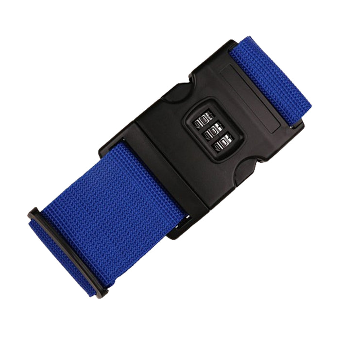 Locking TSA Luggage Strap Straight Suitcase Fixed Binding Belt For Travel