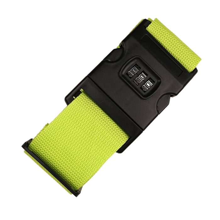 Locking TSA Luggage Strap Straight Suitcase Fixed Binding Belt For Travel