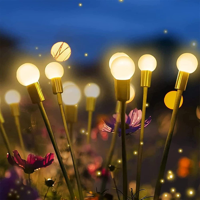 6/8/10 LED Solar Powered Firework Firefly Lights