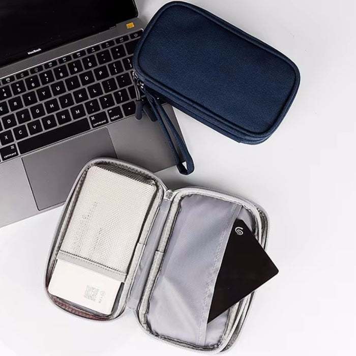 Travel Portable USB Data Cable Organizer Bag