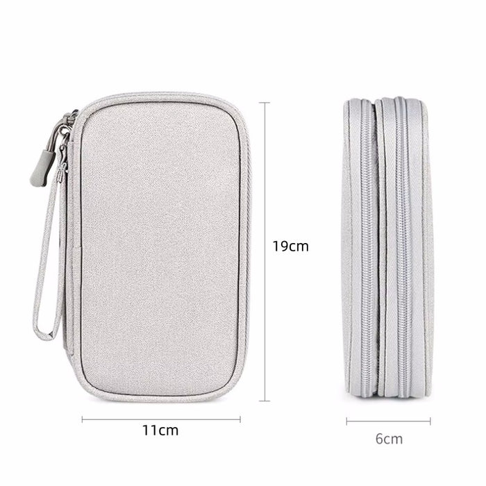 Travel Portable USB Data Cable Organizer Bag