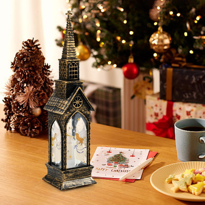 LED Christmas Steeple Lantern