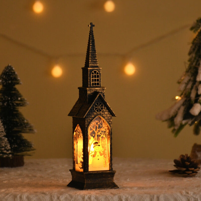 LED Christmas Steeple Lantern
