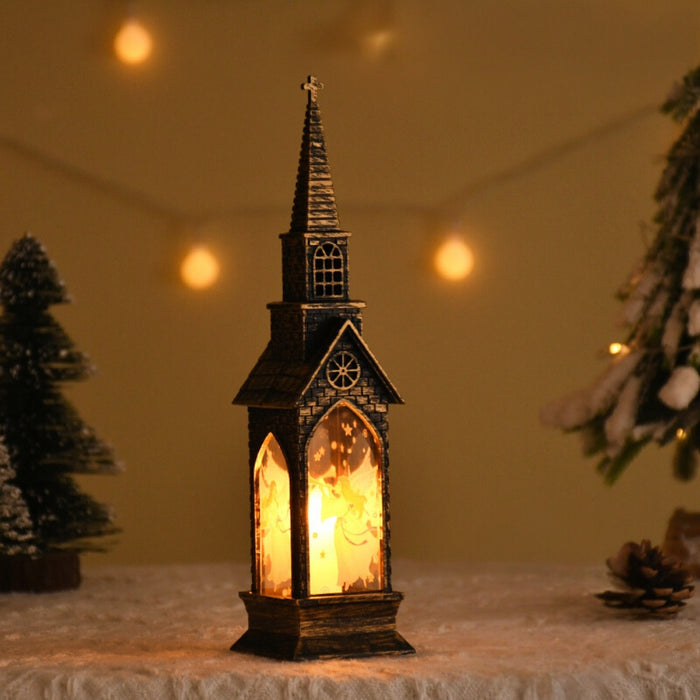 LED Christmas Steeple Lantern