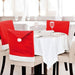 ChristDinner Chair Christmas Chair Cover