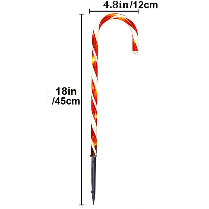 Solar Candy Cane Lights