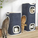 Cozy 3-Tier Cat Bed Plush Hideaway