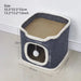 Cozy 3-Tier Cat Bed Plush Hideaway