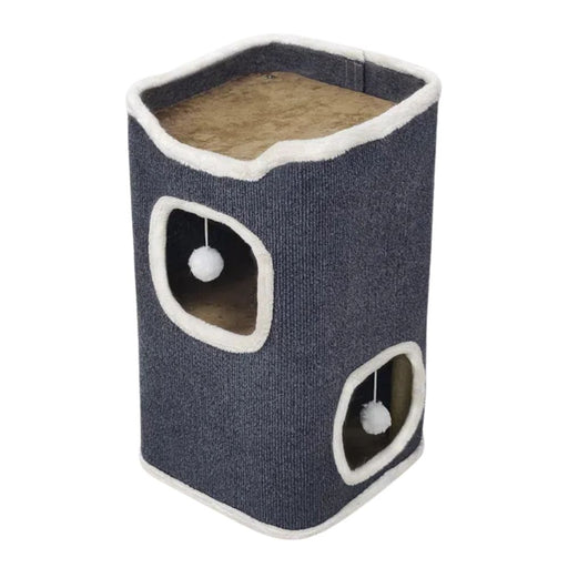 Cozy 3-Tier Cat Bed Plush Hideaway