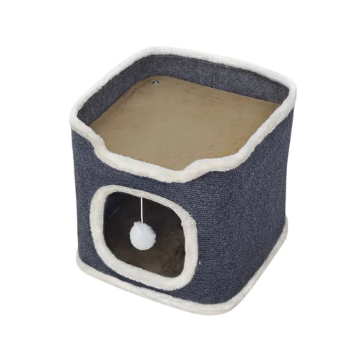 Cozy 3-Tier Cat Bed Plush Hideaway