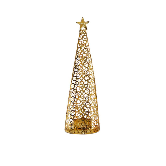 Metal Christmas Tree Candle Holder