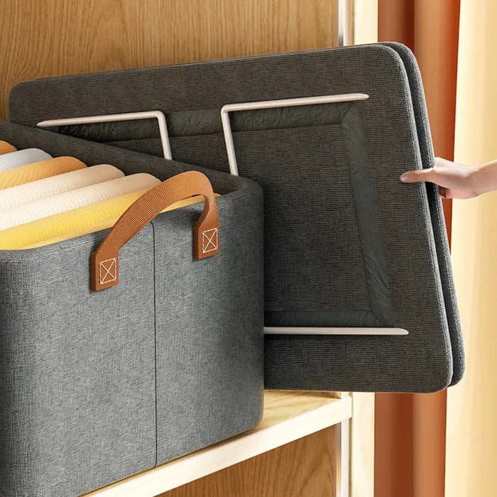 Non Woven Fabric Storage Bag Space Saving Dustproof Storage Bag with Handle for Clothes