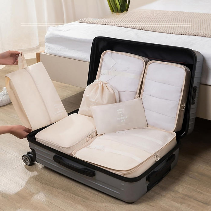 10 Piece Suitcase Organizer Waterproof Travel Packing Cubes