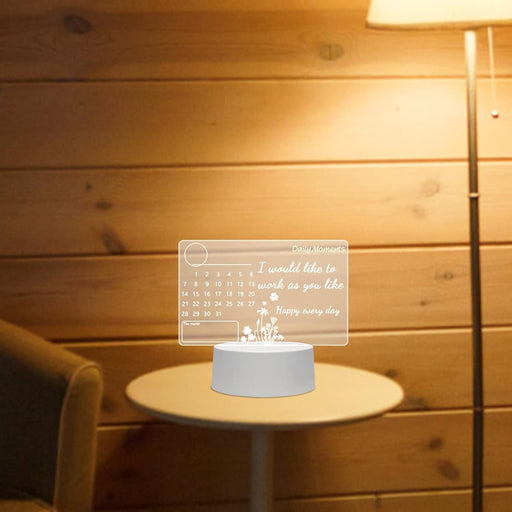 Message Board Night Light With Pen