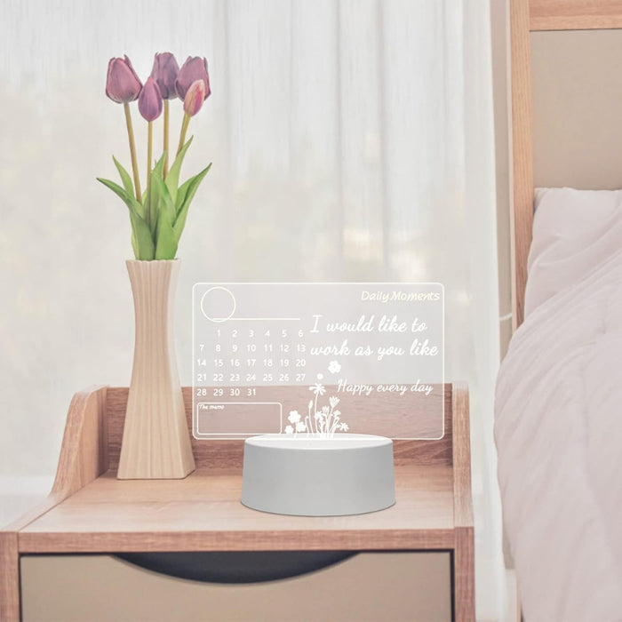 Message Board Night Light With Pen
