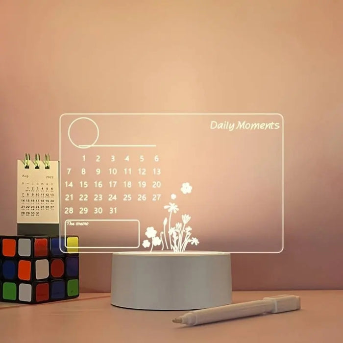 Message Board Night Light With Pen