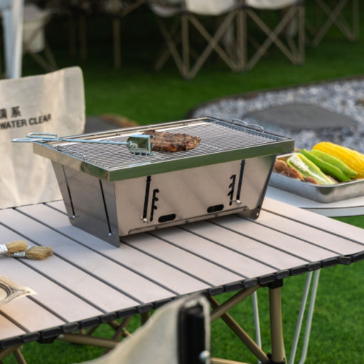Foldable Outdoor Charcoal BBQ Grill