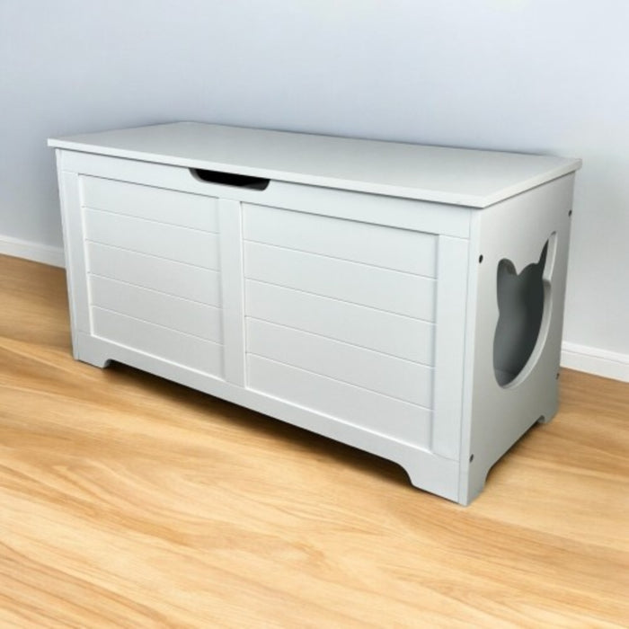 Top-Opening Cat Litter Box Enclosure Furniture