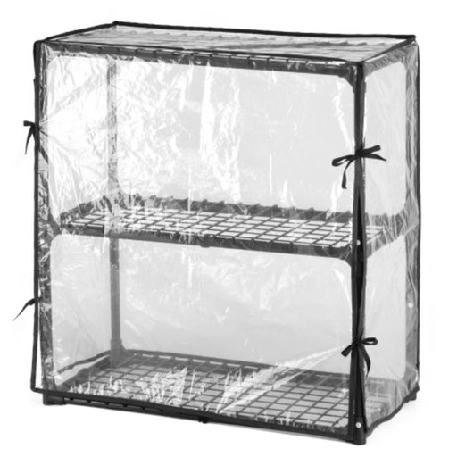 3-Tier Wire Storage Rack with Dust Cover