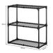 3-Tier Wire Storage Rack with Dust Cover