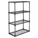 4-Tier Wire Storage Rack with Dust Cover
