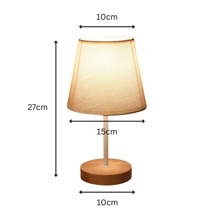 Solid Wood Nordic Table Lamp