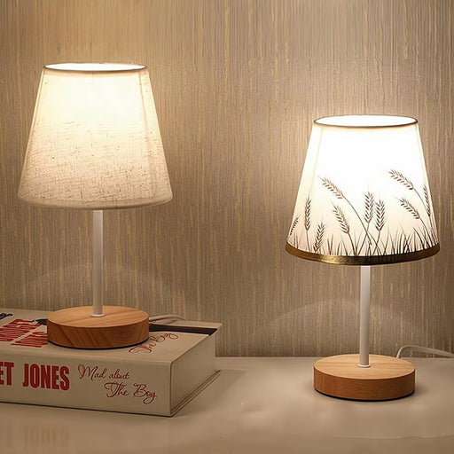 Solid Wood Nordic Table Lamp