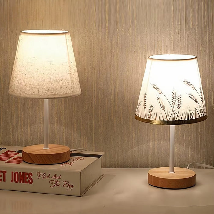 Solid Wood Nordic Table Lamp