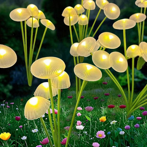 LED Solar Mushroom Lights