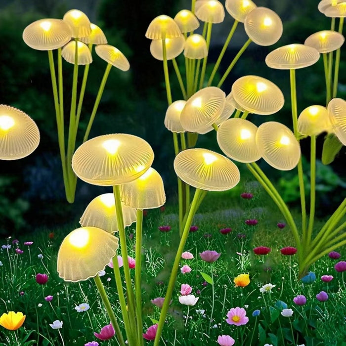 LED Solar Mushroom Lights