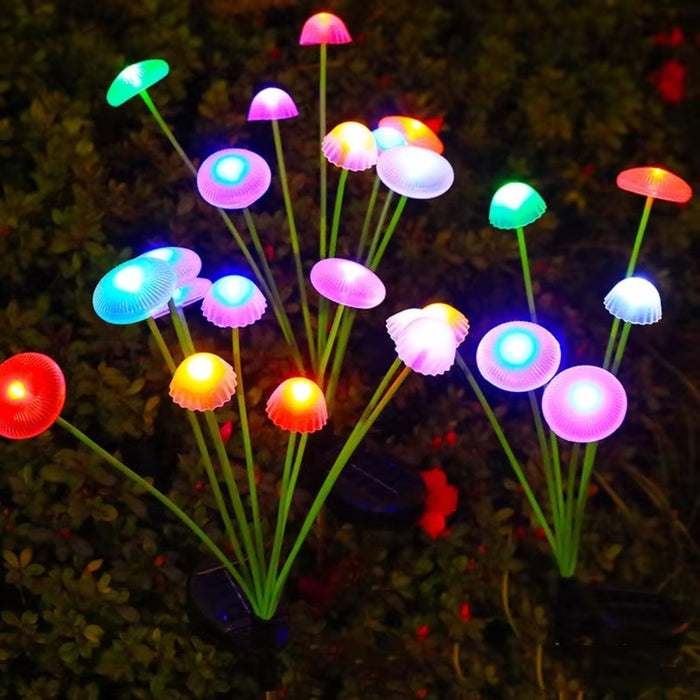 LED Solar Mushroom Lights