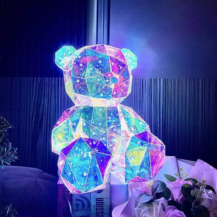 LED Rose Teddy Bear