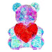 LED Rose Teddy Bear