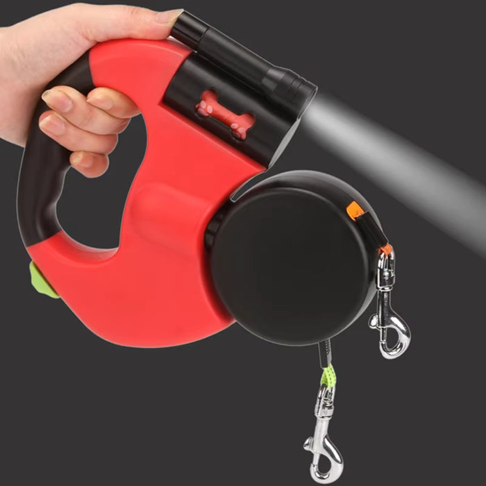 Retractable Dual Dog Leash