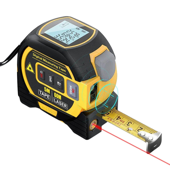 3 in 1 Laser Rangefinder and Tape Measure