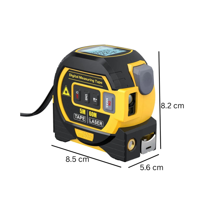 3 in 1 Laser Rangefinder and Tape Measure