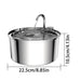 Stainless Steel Automatic Pet Water Filter Fountain