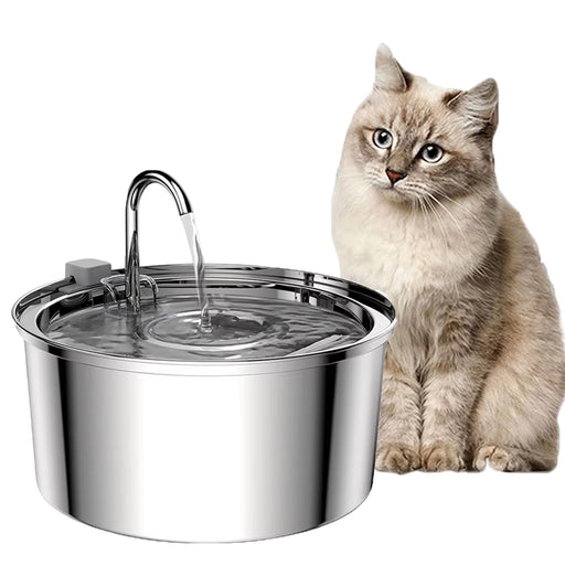 Stainless Steel Automatic Pet Water Filter Fountain
