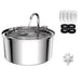 Stainless Steel Automatic Pet Water Filter Fountain