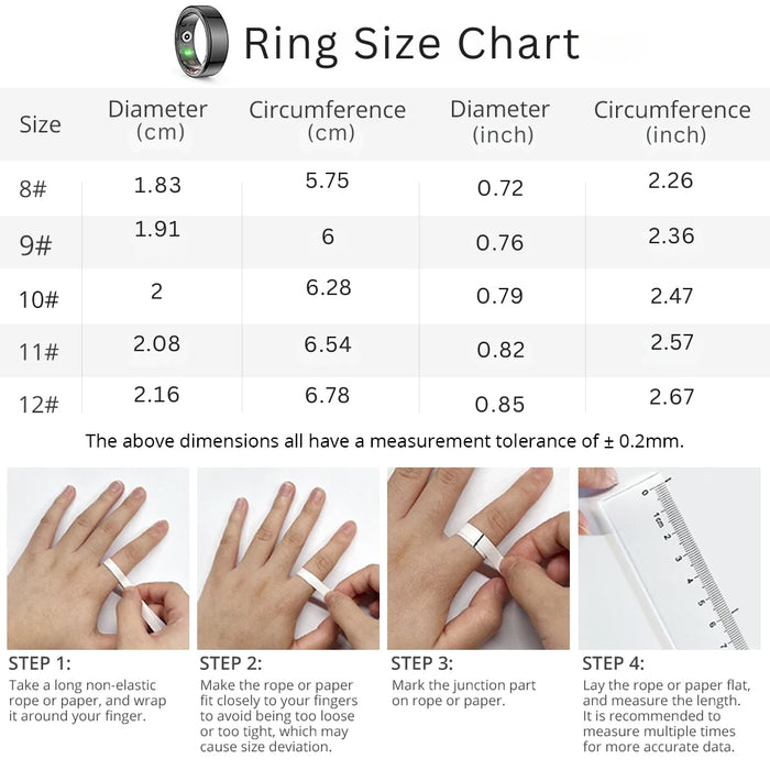 Health Monitor Smart Ring