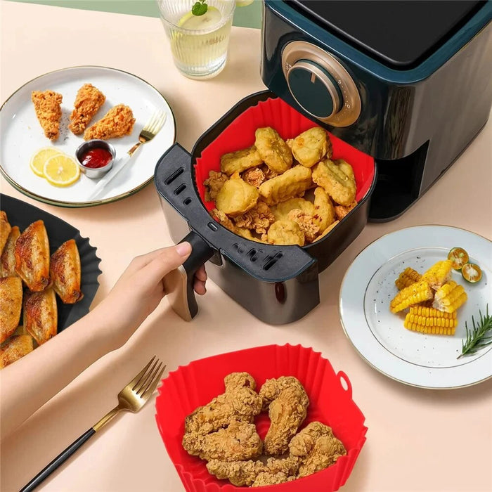 Reusable Airfryer Silicone Air Fryers Oven Baking Tray