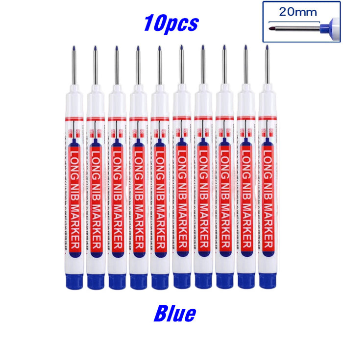 Long Nib Industrial Marking Pen Set (10-Pack)