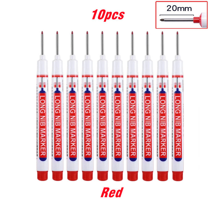 Long Nib Industrial Marking Pen Set (10-Pack)