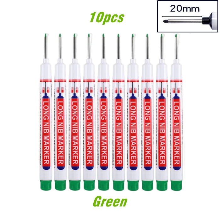 Long Nib Industrial Marking Pen Set (10-Pack)