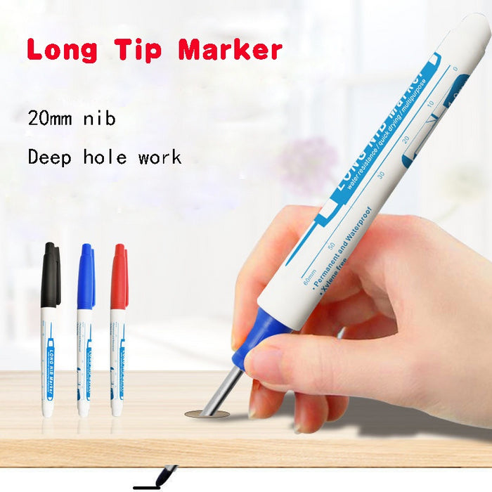 Long Nib Industrial Marking Pen Set (10-Pack)